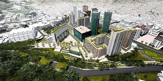 Render del Plan Centro — renovación urbana